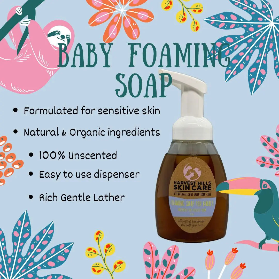 Baby Foaming Soap - Baby Wash Harvest Hills Skin Care, LLC