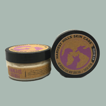 Lemongrass Lavender goat milk face cream - Harvest Hills Skin Care, LLC