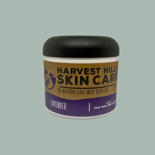Lavender Moisturizer - Refills available Harvest Hills Skin Care All Natural Goat Milk Skin Care