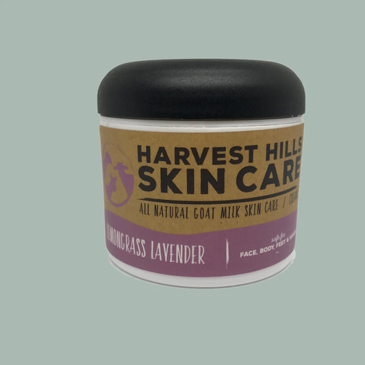 Lemongrass Lavender Moisturizer - Refill available Harvest Hills Skin Care All Natural Goat Milk Skin Care