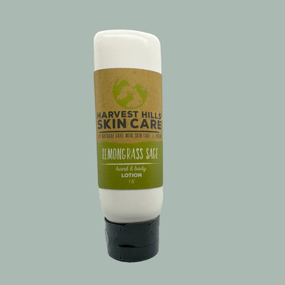 Lemongrass Sage Lotion Harvest Hills Skin Care - All Natural Goat Milk Skin Care, LLC