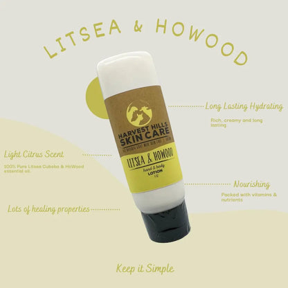 Litsea & Ho Wood Goat Milk Lotion Harvest Hills Skin Care All Natural Goat Milk Skin Care