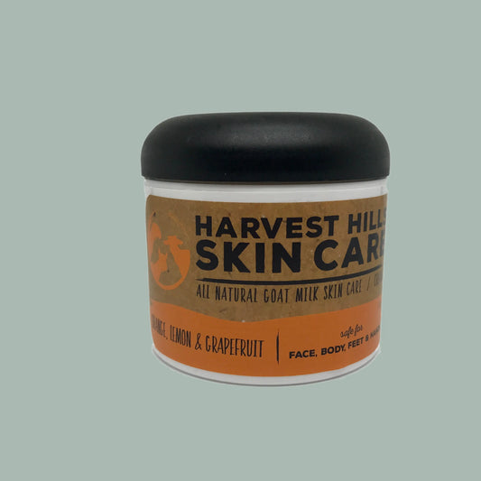 Orange, Lemon & Grapefruit Moisturizer - Refills available Harvest Hills Skin Care All Natural Goat Milk Skin Care