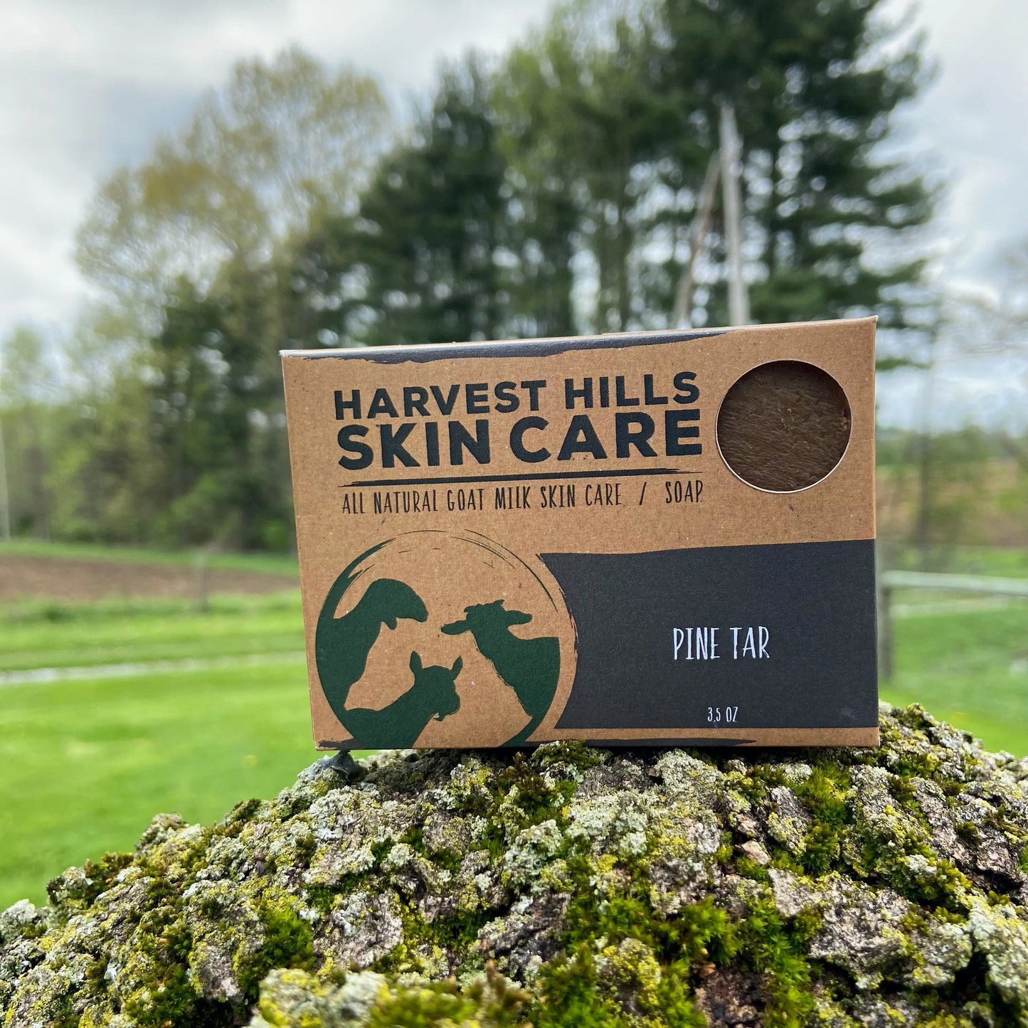 Pine Tar Goat Milk Soap Harvest Hills Skin Care - All Natural Goat Milk Skin Care, LLC