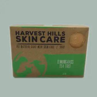 Lemongrass Tea Tree Soap for acne and oily skin - Harvest Hills Skin Care